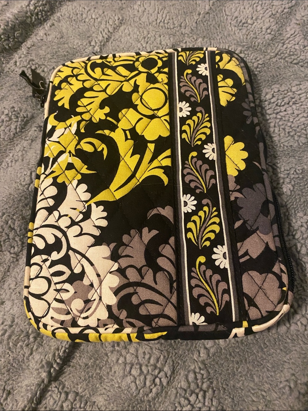 Vera Bradley Baroque Quilted Tablet Sleeve iPad Case w FREE iPad protective case